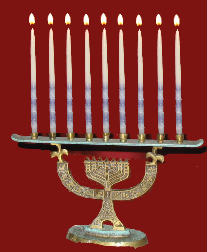 Hanukkah lights