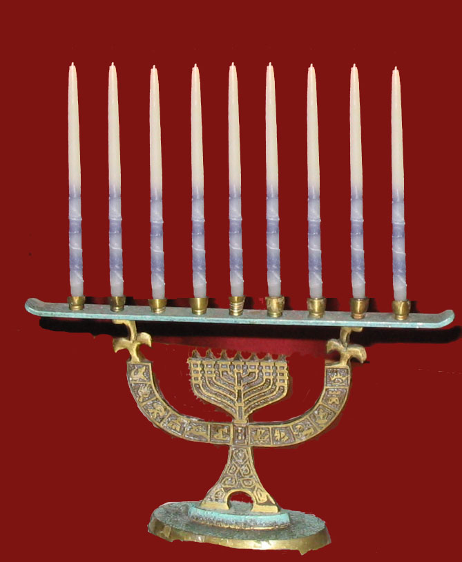 Hanukkah lights